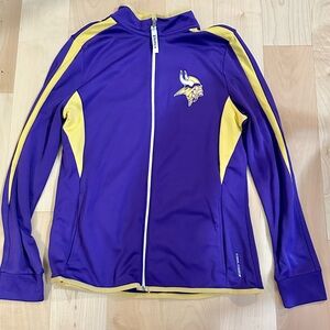 Women’s Minnesota Vikings lightweight full zip jacket XXL